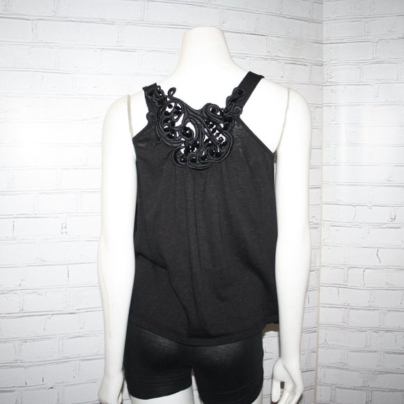 🖤✨ Daytrip · Black Beaded Vest · Size Small - Picture 4 of 6